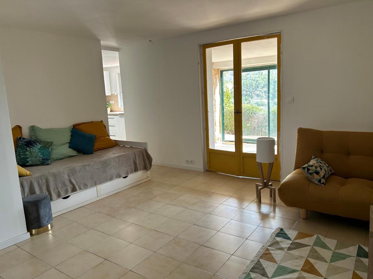 Ferienwohnung Grand T2 Bis Avec Terrasse Et Vue Portel-des-Corbieres Exterior foto