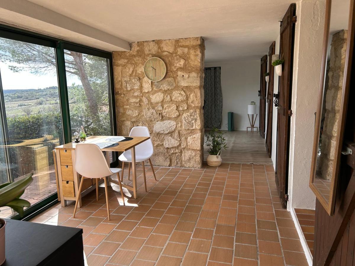 Ferienwohnung Grand T2 Bis Avec Terrasse Et Vue Portel-des-Corbieres Exterior foto